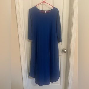 Blue soft dress